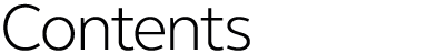 Contents