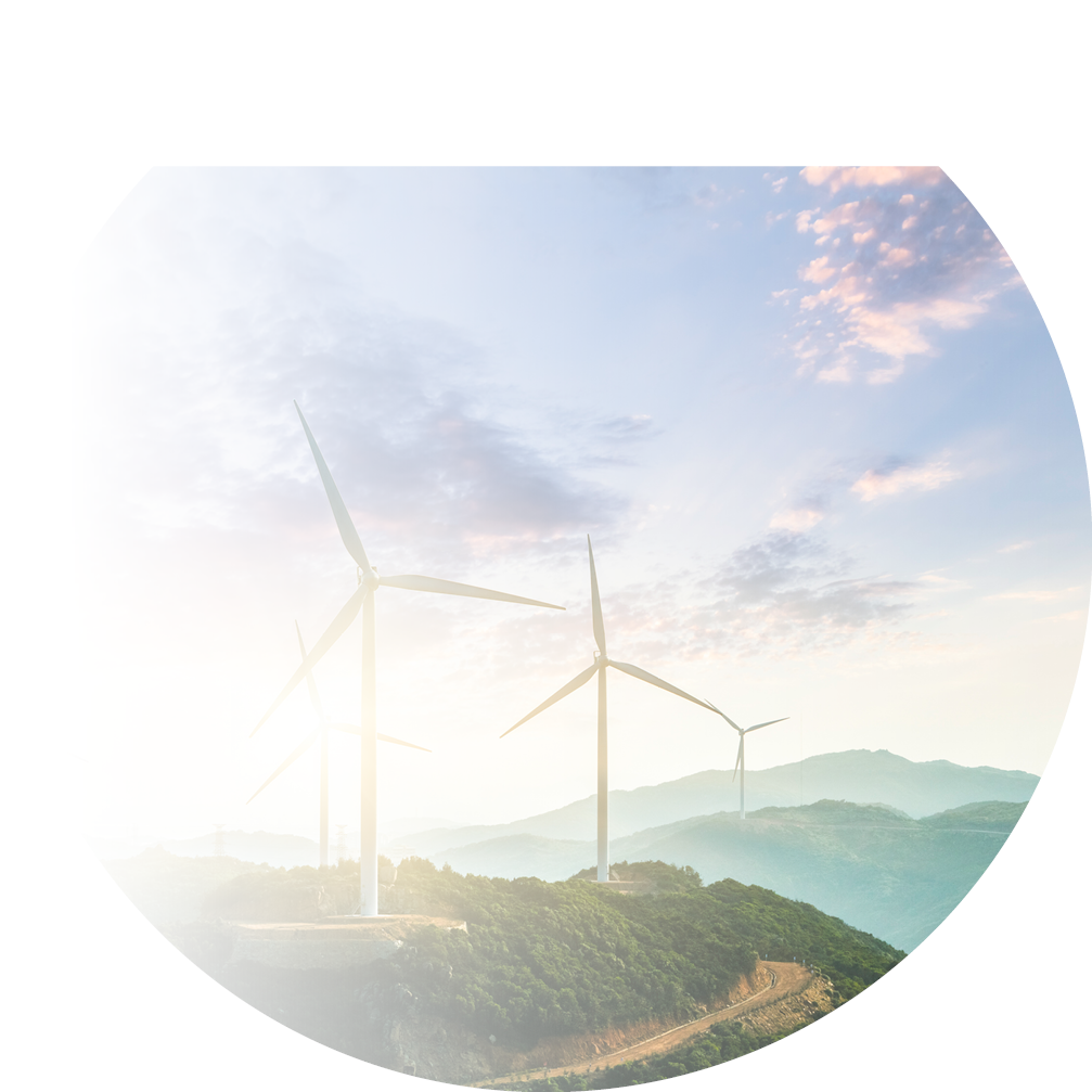 Wind Turbine sin sunset, china 