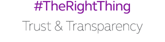 #TheRightThing Trust & Transparency