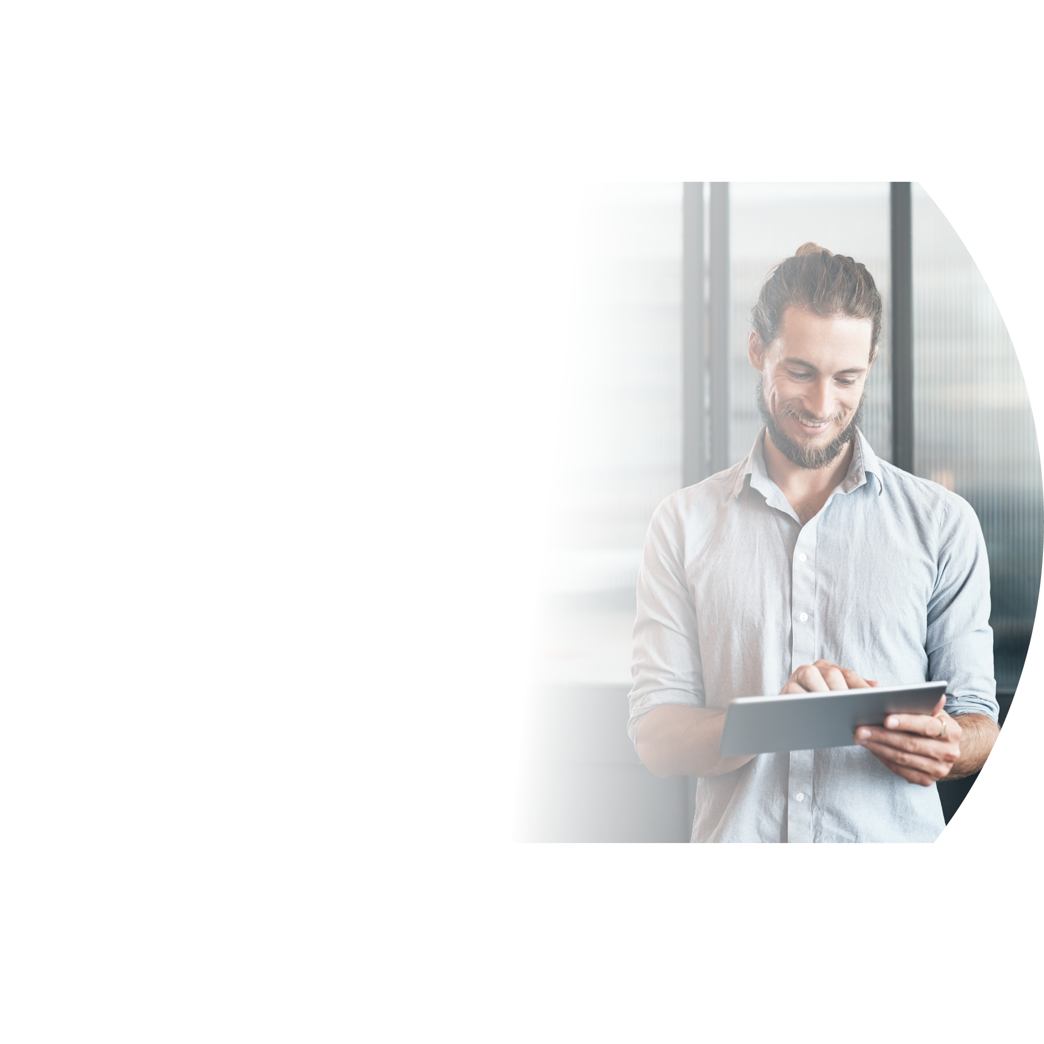 Shot of a young designer using a digital tablet in an office