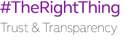 #TheRightThing Trust & Transparency