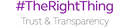 #TheRightThing Trust & Transparency